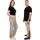 Dobsom Reha Hose SALTÖ für Damen und Herren | Sand | XXL | Überziehhose für Fahrrad und Roller, Physio, Gipsbein, OP | Seitlich zu öffnen | Durchgehender Reißverschluss - XXL