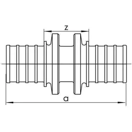 Rehau Kupplung 17 x 2 mm