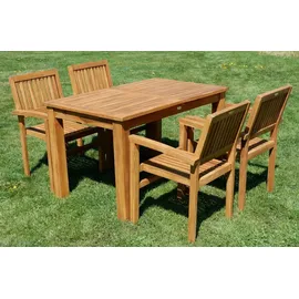 ASS Altenburger Teakholz Set 7-tlg. Natur