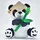 Winfried Kögler Labertier Panda Bao 18 cm