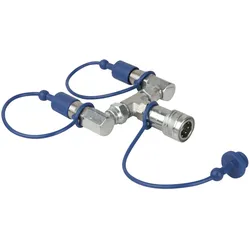 Showtec CO2 3/8 Q-Lock 2-way Combiner - Geschlossenes System