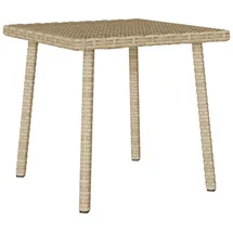 vidaXL Garten-Couchtisch Rechteckig 40 x 40 x 37 cm Beige