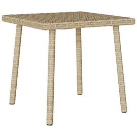 vidaXL Garten-Couchtisch Rechteckig 40 x 40 x 37 cm Beige