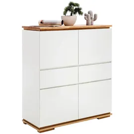 MCA Furniture Highboard 102 x 115 x 40 cm Weiß