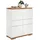 MCA Furniture Highboard 102 x 115 x 40 cm Weiß