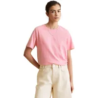 Marc O'Polo T-Shirt mit Label-Print, pink XL