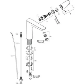 Hansgrohe Talis E Einhandmischer Mattweiß