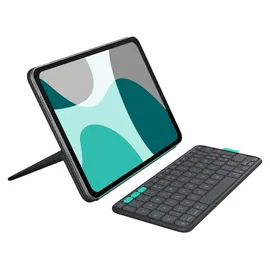 Logitech Flip Folio für iPad Pro (M4)/Air (M2/M3/5th Gen) Grau