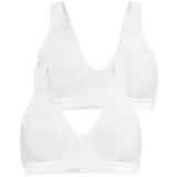 PETITE FLEUR Sport-BH Weiß 90B