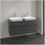 Villeroy & Boch Collaro Waschtischunterschrank C11500VR 120x54,8x50cm, für 2 Waschtische, graphite