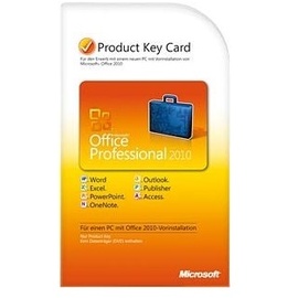 Microsoft Office Professional 2010 PKC DE Win