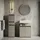 KADIMA DESIGN Badschrank Hamburg Nischenschrank 80 x 60 x 30 cm Steingrau