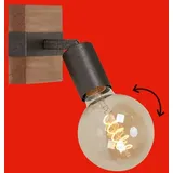 Briloner Brilo - Wandspot Wandlampe Retro Dreh-& Schwenkbar 1xe27 Metall-holz 25w Ner