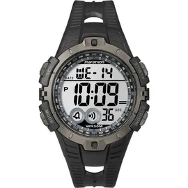 Timex Herren-Armbanduhr Marathon by Timex, 46 mm, digital, schwarzes Harzarmband, T5K802