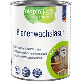 Biopin Bienenwachslasur Transparent 0,375 l