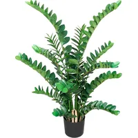Creativ green Kunstpflanze CREATIV GREEN "Zamifolia", grün, H:130cm, Kunststoff,