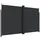 vidaXL Seitenmarkise 200 x 600 cm Schwarz Aluminium