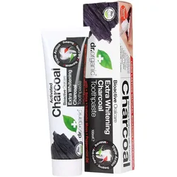 Dr. Organic Activated Charcoal Extra Whitening Charcoal-Zahnpasta 100 ml