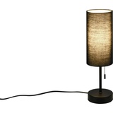 Trio Reality Leuchten Tischleuchte Jaro schwarz 35 x 10 cm
