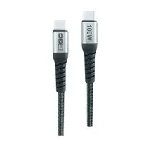 2Go Schnellladekabel USB-C 100W 1,2m