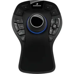 3Dconnexion SpaceMouse Pro (Kabelgebunden), Maus, Schwarz