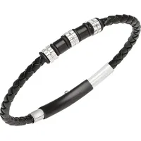 Breil Wanderlust Armband Leder Schwarz TJ3369 Größe Einheitsgröße