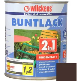 Wilckens Buntlack 2in1 seidenmatt, 750 ml, RAL 8017 Schokoladenbraun