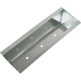 ideoon garden Premium Pflanzkasten 39 x 14 x 9 cm Silber