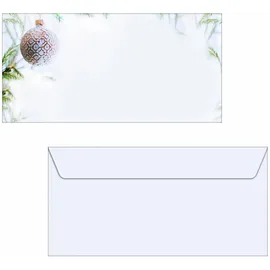 Sigel Weihnachtsbriefumschläge Winter Mood DIN lang ohne Fenster