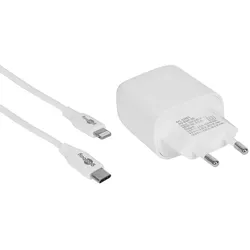 GOOBAY USB-Stecker-Ladegerät mit Ladekabel