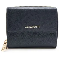 Lazarotti Bologna Leather Geldbörse Leder 12 cm navy