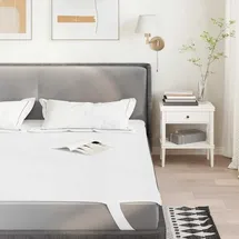 vidaXL Matratzenschoner wasserdicht 180 x 200 cm weiß