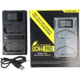Nitecore Hückmann USB Ladegerät UCN4PRO UCN4 PRO