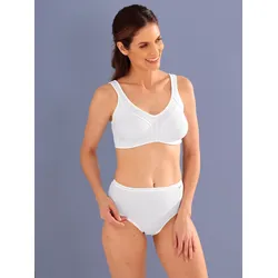 Minimizer-BH NATURANA, Damen, Gr. 85, Cup D, weiß, 90% Baumwolle, 10% Elasthan, BHs