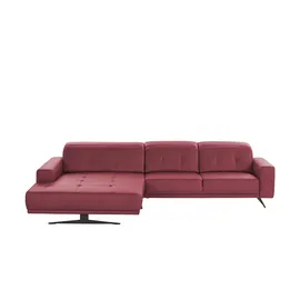 Wohnwert Eckcouch Leder 3-Sitzer Beige