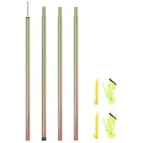 vidaXL Sonnensegel Stange 200 cm Verzinkter Stahl