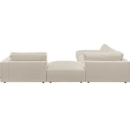 Musterring Ecksofa »LUCIA L-Form«, in vielen Qualitäten und 4 verschieden Nähten beige