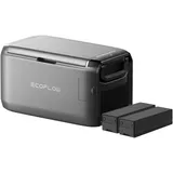 EcoFlow GLACIER Classic Tragbare Kühl-Gefrierbox - 55 L / 2 x GLACIER Plug-In-Batterie