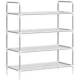 vidaXL Schuhregal 60 x 71 x 29 cm silberfarben