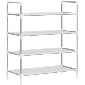 vidaXL Schuhregal 60 x 71 x 29 cm silberfarben