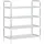 vidaXL Schuhregal 60 x 71 x 29 cm silberfarben