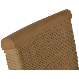 MiaMöbel Rattan Armlehnstuhl 'Larissa' 51 x 57 x 98 cm natur 2 St.