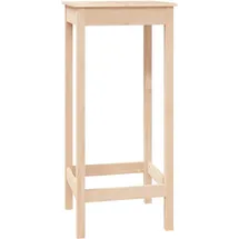 vidaXL Bartisch 50 x 50 x 110 cm Braun