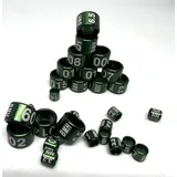 Générique Vogelringe aus Aluminium 2026, exotische Kanarienvögel, Wellensittich (30, 2,7)