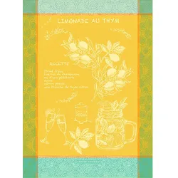 GARNIER-THIEBAUT Geschirrtuch LIMONADE AU THYME 56 x 77 cm 100% Baumwolle