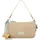 Gabs Schultertasche Leder/Stroh Grün/Mint
