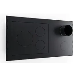 prometey ltd Küchenofen Holzherd R ECO INOX mit Edelstahlbackofen, rechte Version