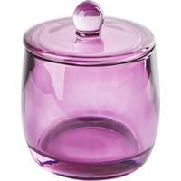 Beliani Badezimmer Set 4-teilig Glas violett ROANA