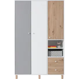 masseno Drehtürenschrank SANNIO 120 x 190 x 50 cm Weiß