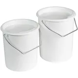 Westmark Vorratseimer weiß 2 l + 3 l